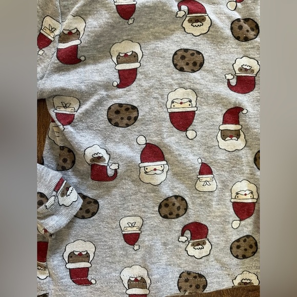 Carters & chickpea toddler Christmas Santa pajama 2 two piece sets 2T two sets - Picture 4 of 12